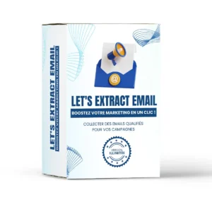 Logiciel marketing - Let's Extract Email (Version illimitée)
